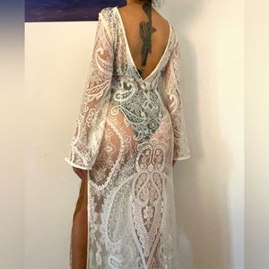 NWT H&M sheer Lace Dress